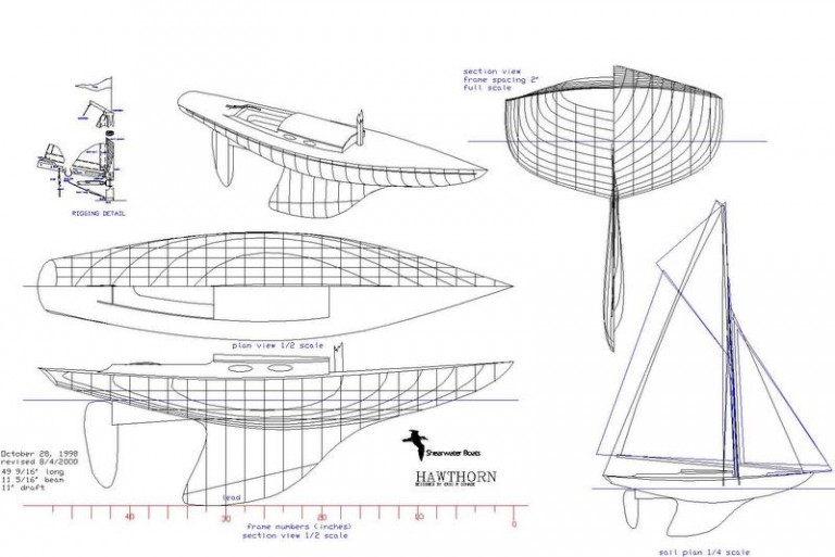 A-Class Racing Model Yacht Plans – Shearwater Boats